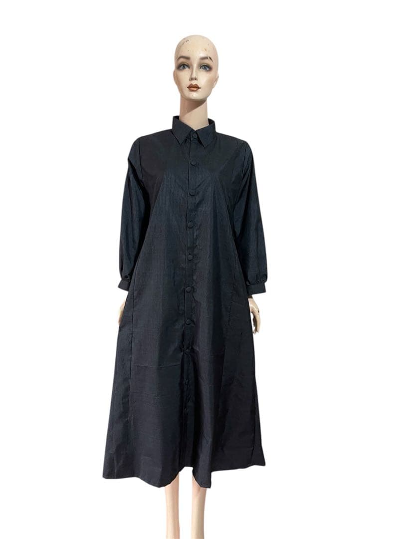 くろすけ　着物リメイクワンピース　大島紬　2月中旬から発送