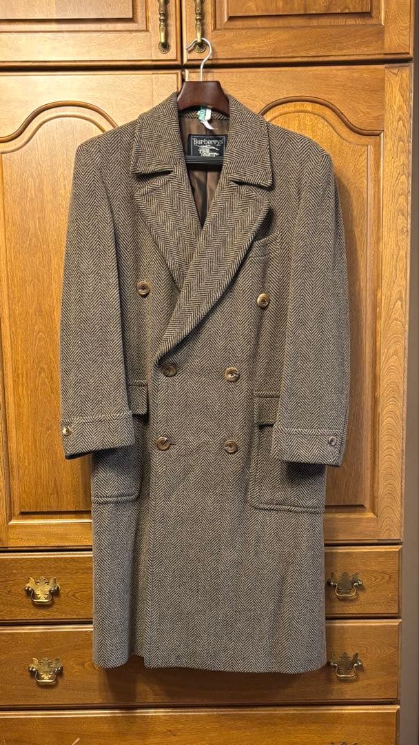 バーバリー　ダブルチェスターウールコート　美品