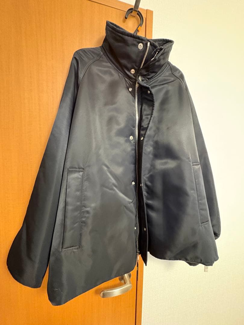 アッパーハイツ ARMY アダムエロペ ジャケット ブルゾン ブラック 黒