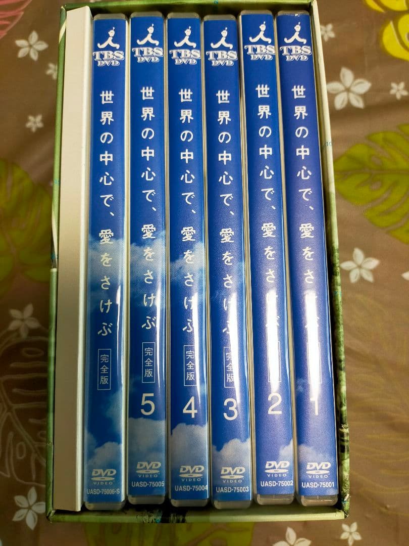 DVD-BOX 世界の中心で、愛をさけぶ 完全版〈6枚組〉 ドラマ 綾瀬はるか