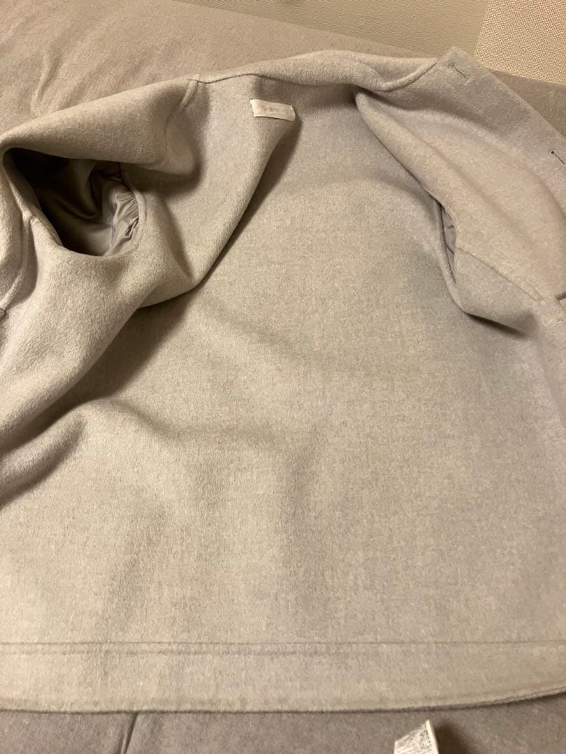 GALERIE VIE ギャルリーヴィーダブルフェイスシャツコート