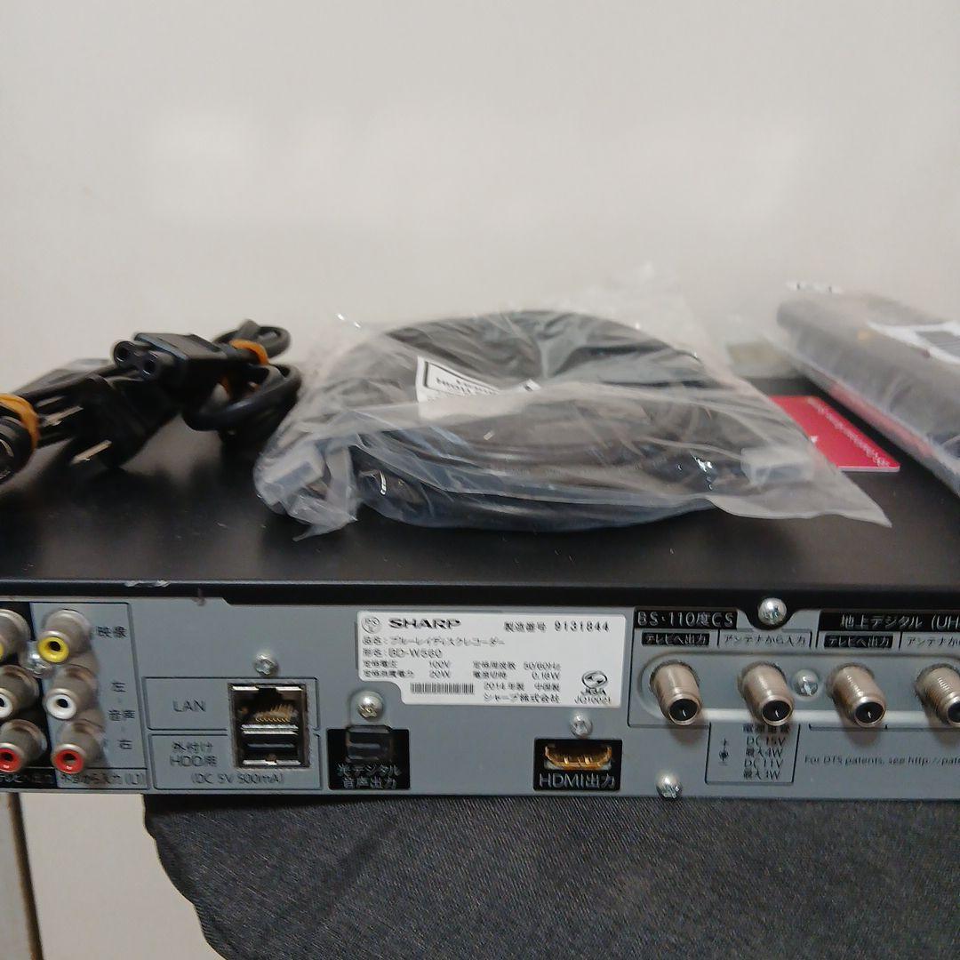 SHARP BD-W560ブルーレイレコーダー 本体
