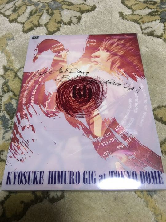 氷室京介 we are down but never give up DVD