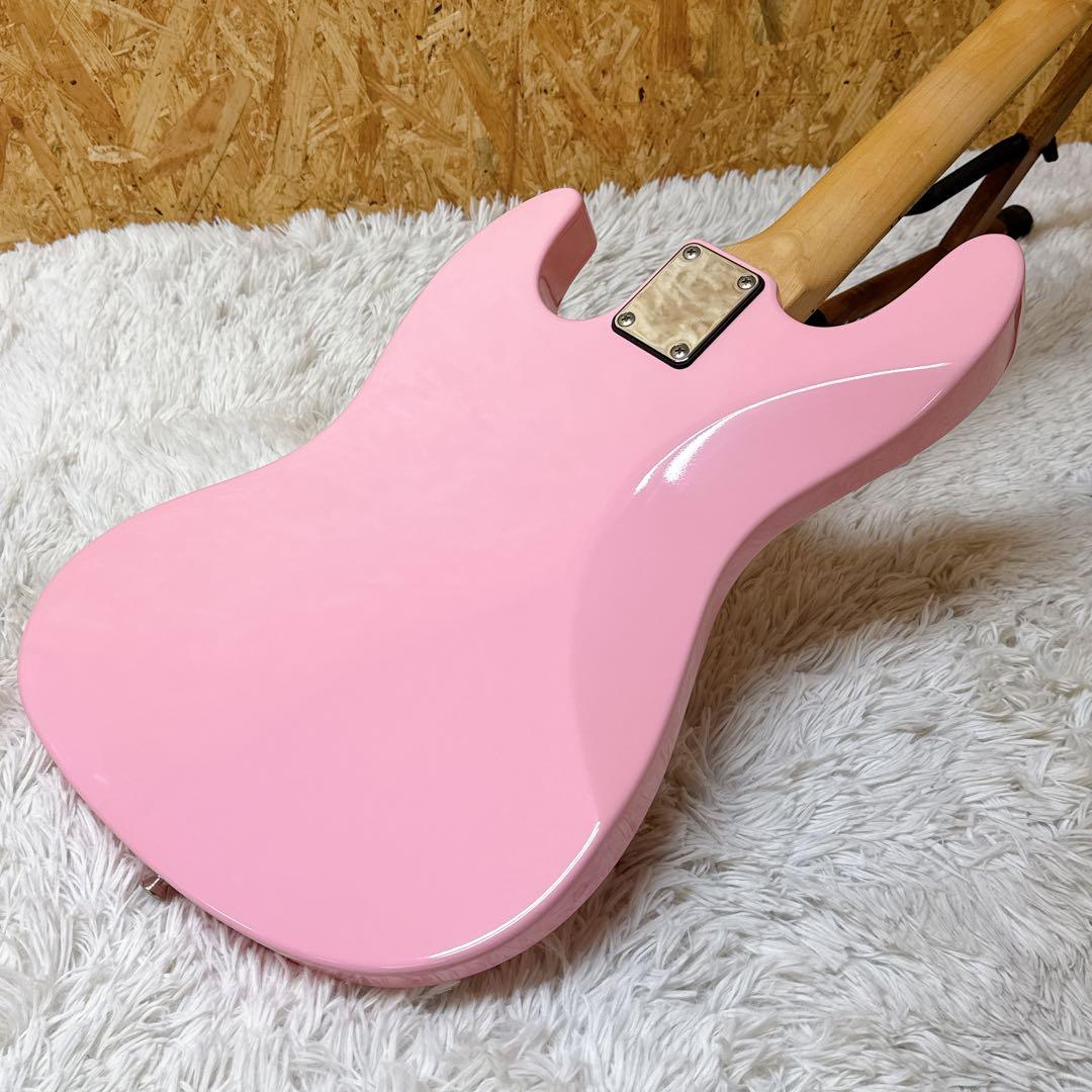 BACCHUS/バッカス JB ジャズベ ピンク ベース女子 初心者豪華セット♪