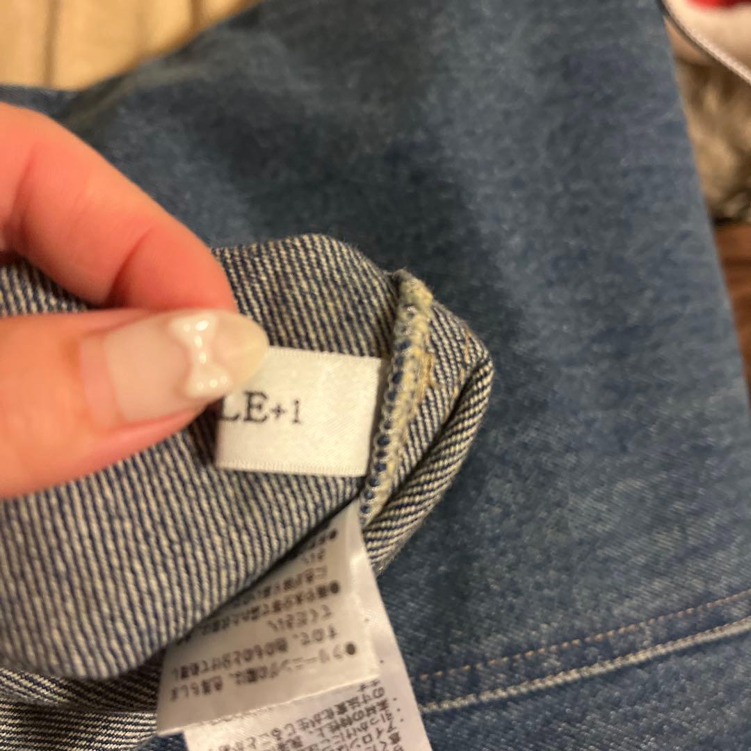 未使用【TREFLE+1 】デニムオーバーオール