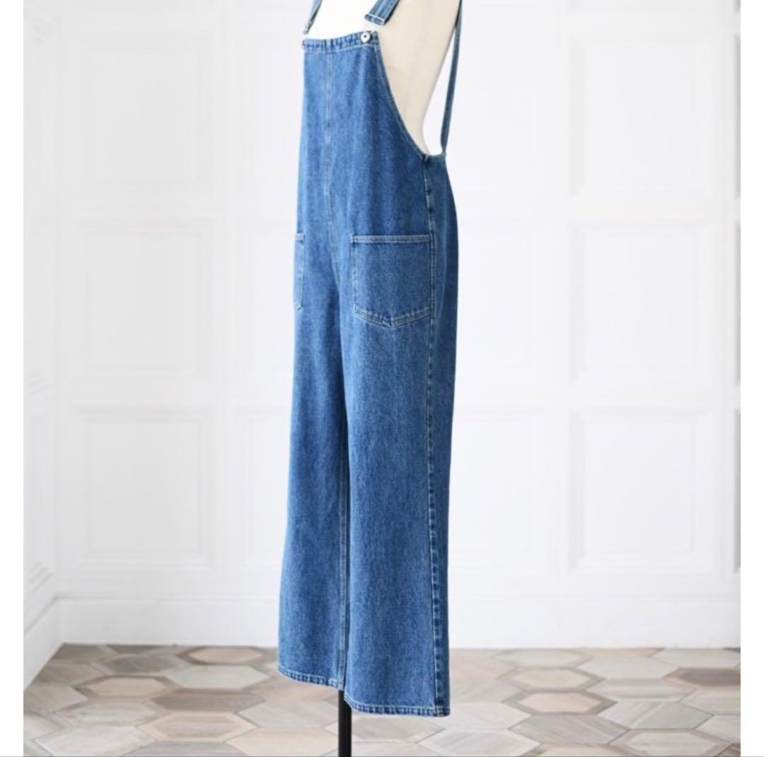 未使用【TREFLE+1 】デニムオーバーオール