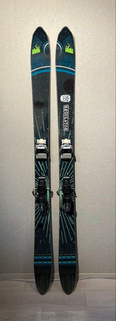 Riot Skis ライオット　スキー板 マーカー　グリフォン　ビンディング付き