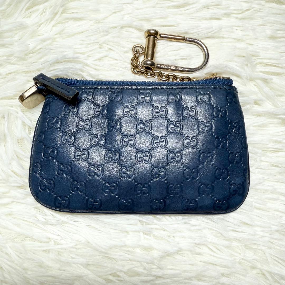 GUCCI グッチ シマ キーホルダー ケース メンズ レディース