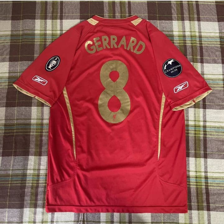 【リバプール 05/06 ホーム スティーブン・ジェラード ユニフォームL】