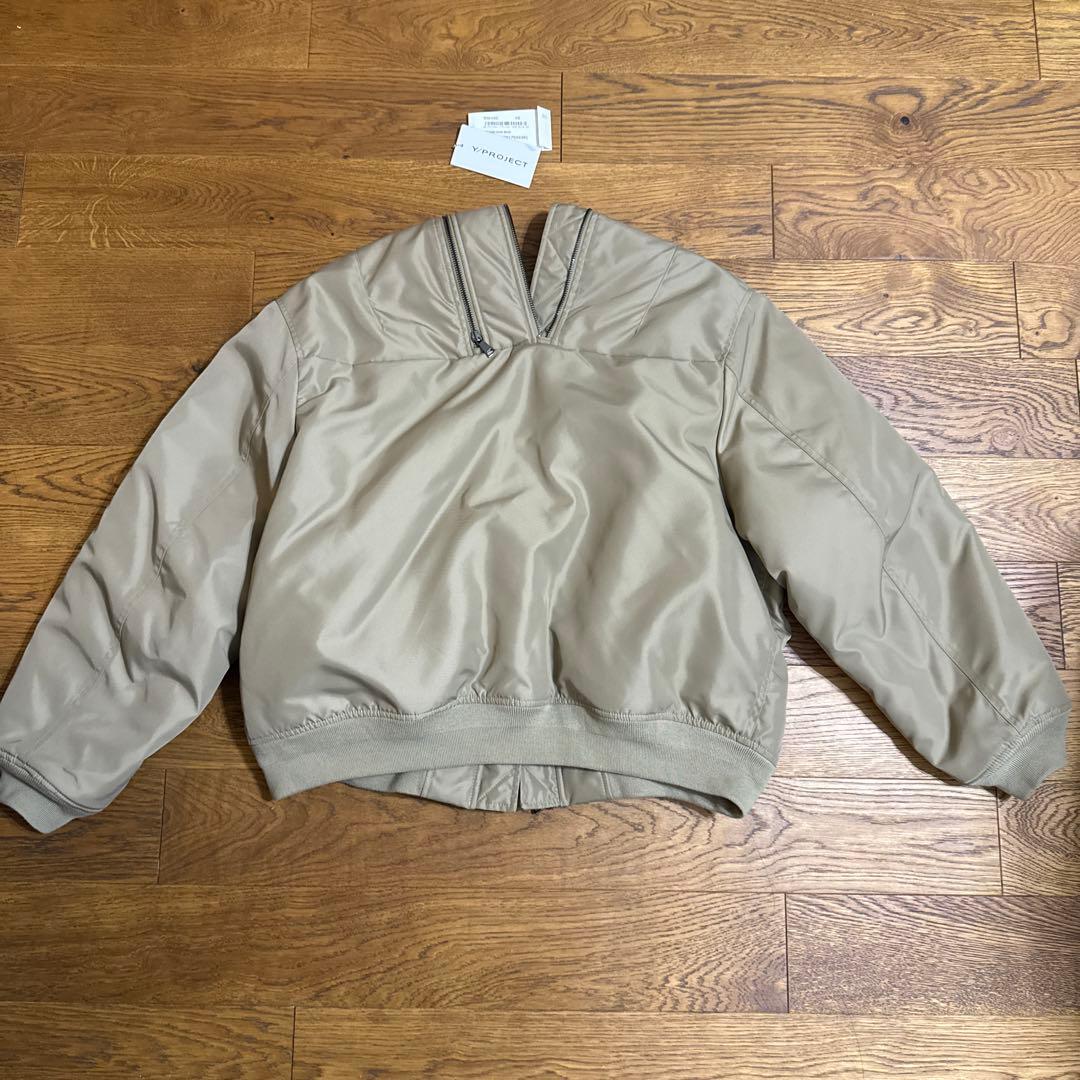(超美品)Y/PROJECT ボンバージャケット ベージュ