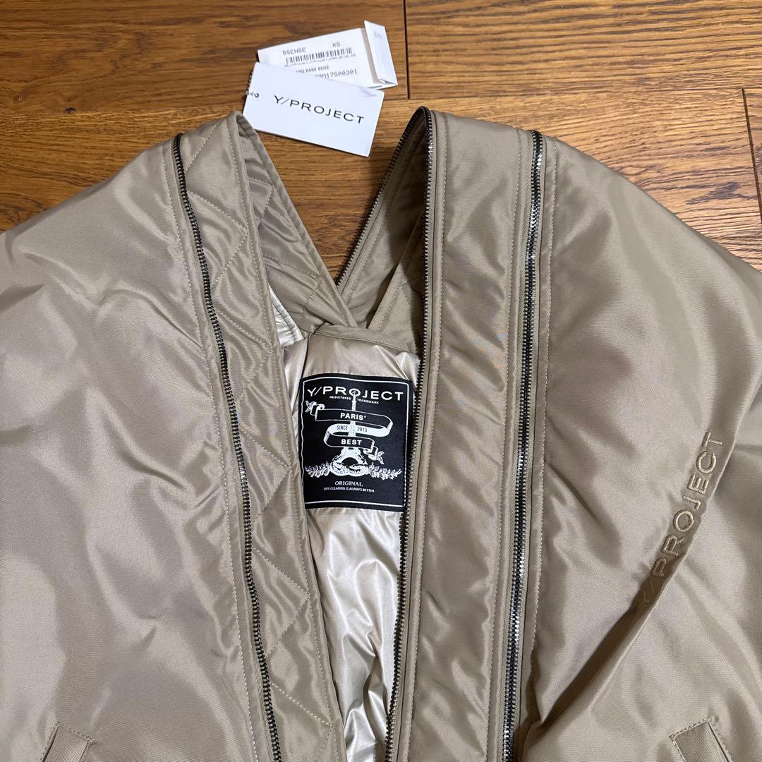 (超美品)Y/PROJECT ボンバージャケット ベージュ