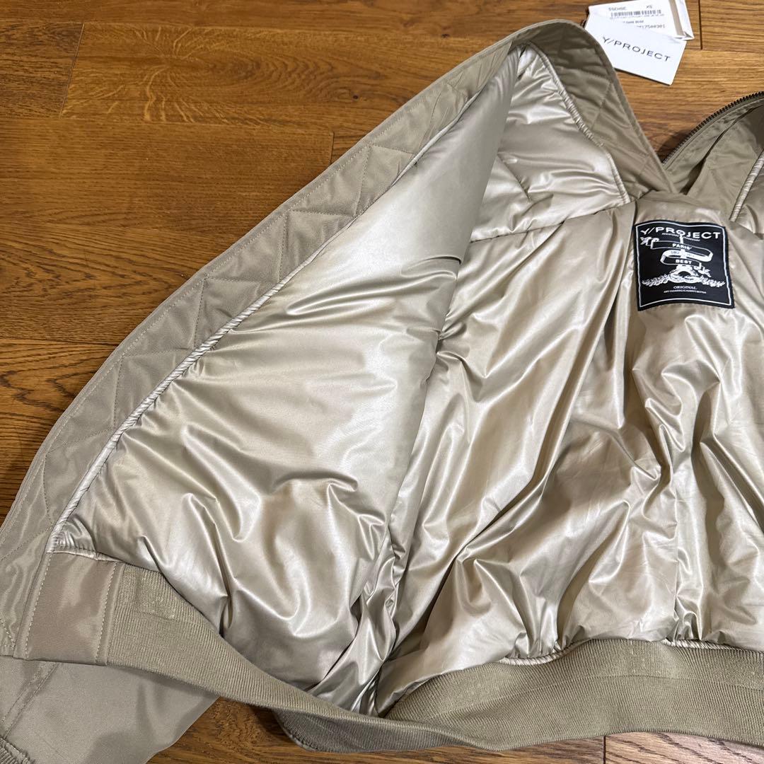 (超美品)Y/PROJECT ボンバージャケット ベージュ