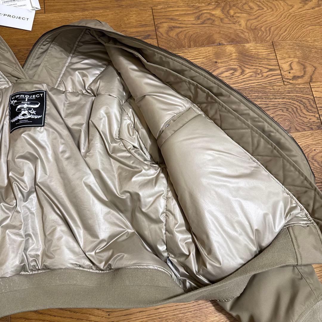 (超美品)Y/PROJECT ボンバージャケット ベージュ