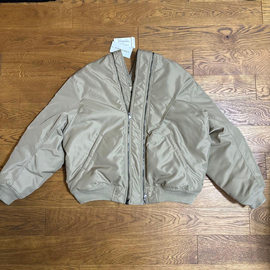 (超美品)Y/PROJECT ボンバージャケット ベージュ