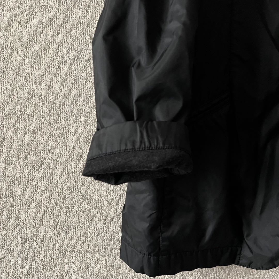 90s エンポリオアルマーニ テーラードジャケット 裏地切替 46 ブラック