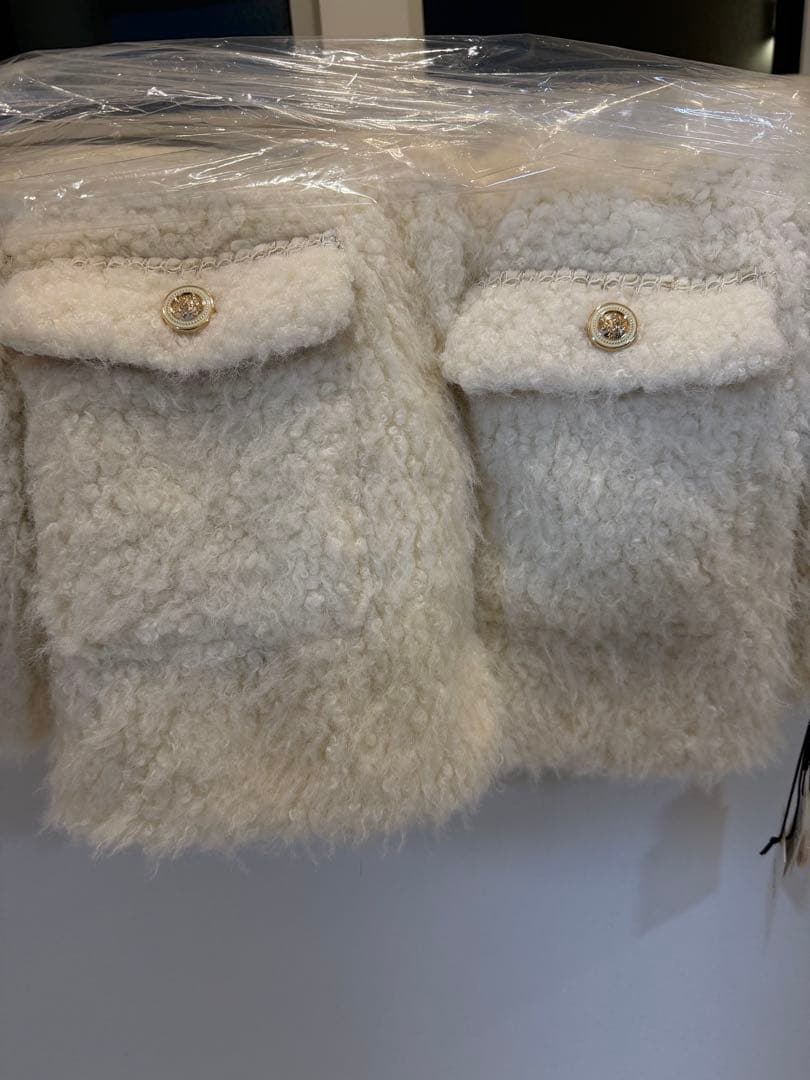 ジャケット・アウター Her lip to  Faux Fur Coat ecruM