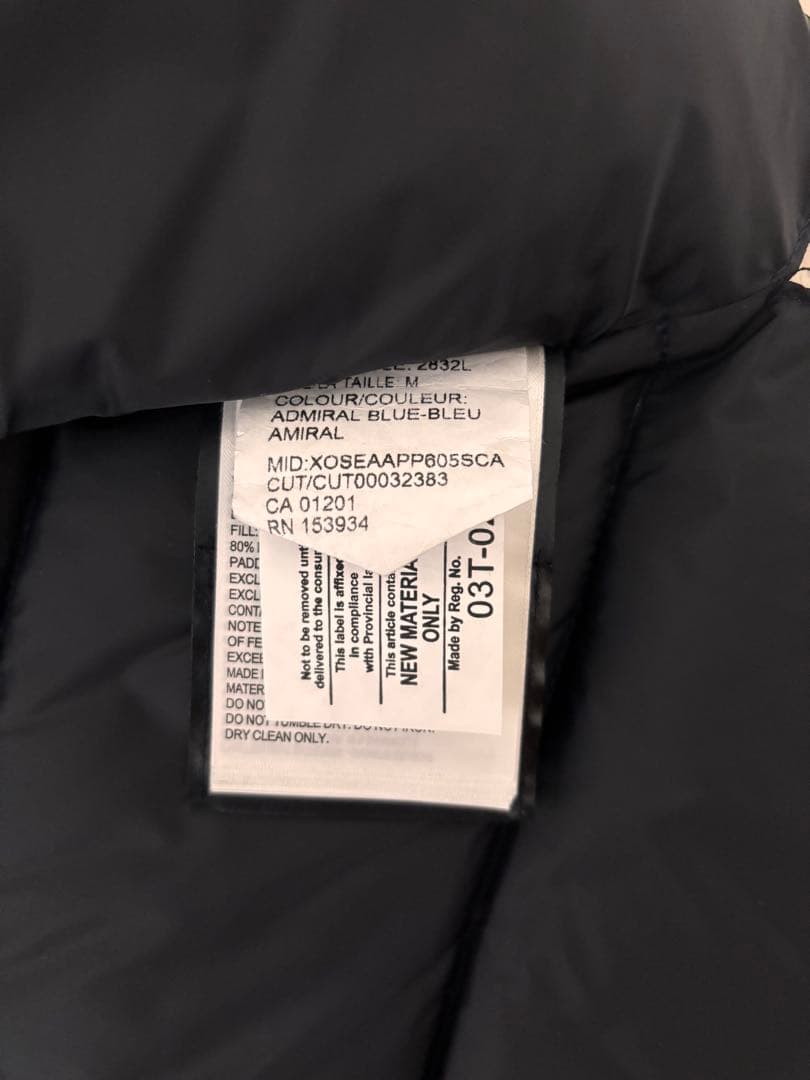   カナダグース　ダウンベスト ブラック　Mサイズ