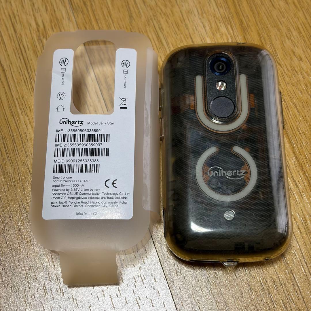 Jelly Star Unihertz ユニハーツ 黒　日曜日で出品終了します。