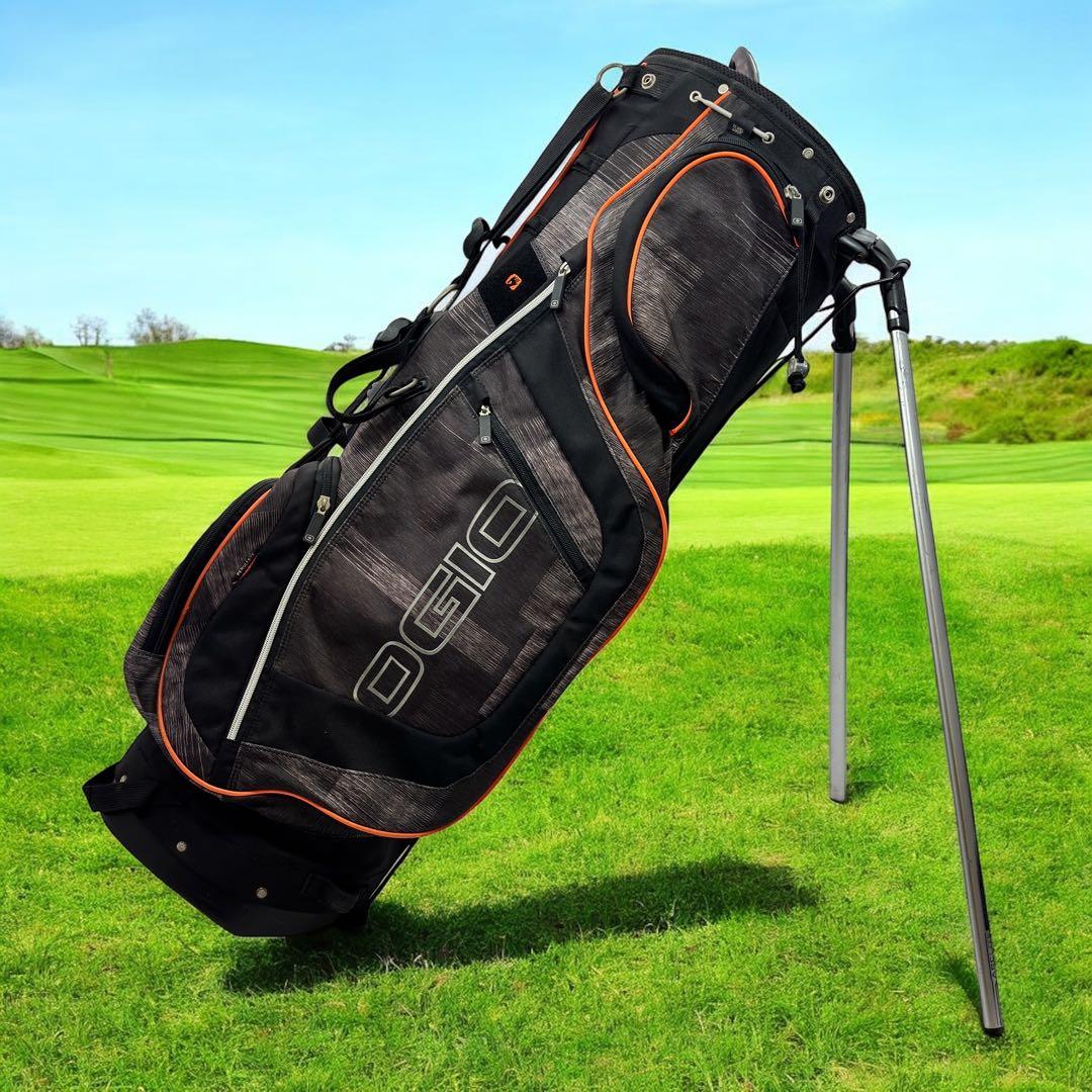 OGIO オジオ 9型 8分割 ゴルフ スタンド式 キャディバッグ 軽量モデル