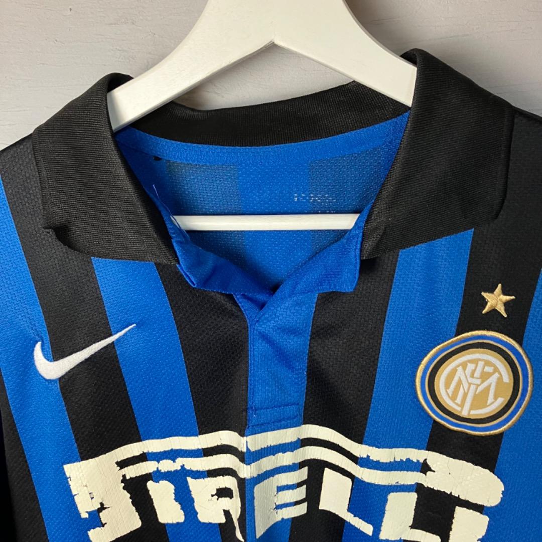 フォルラン インテル 襟付き ユニフォーム ゲームシャツ サッカーシャツ