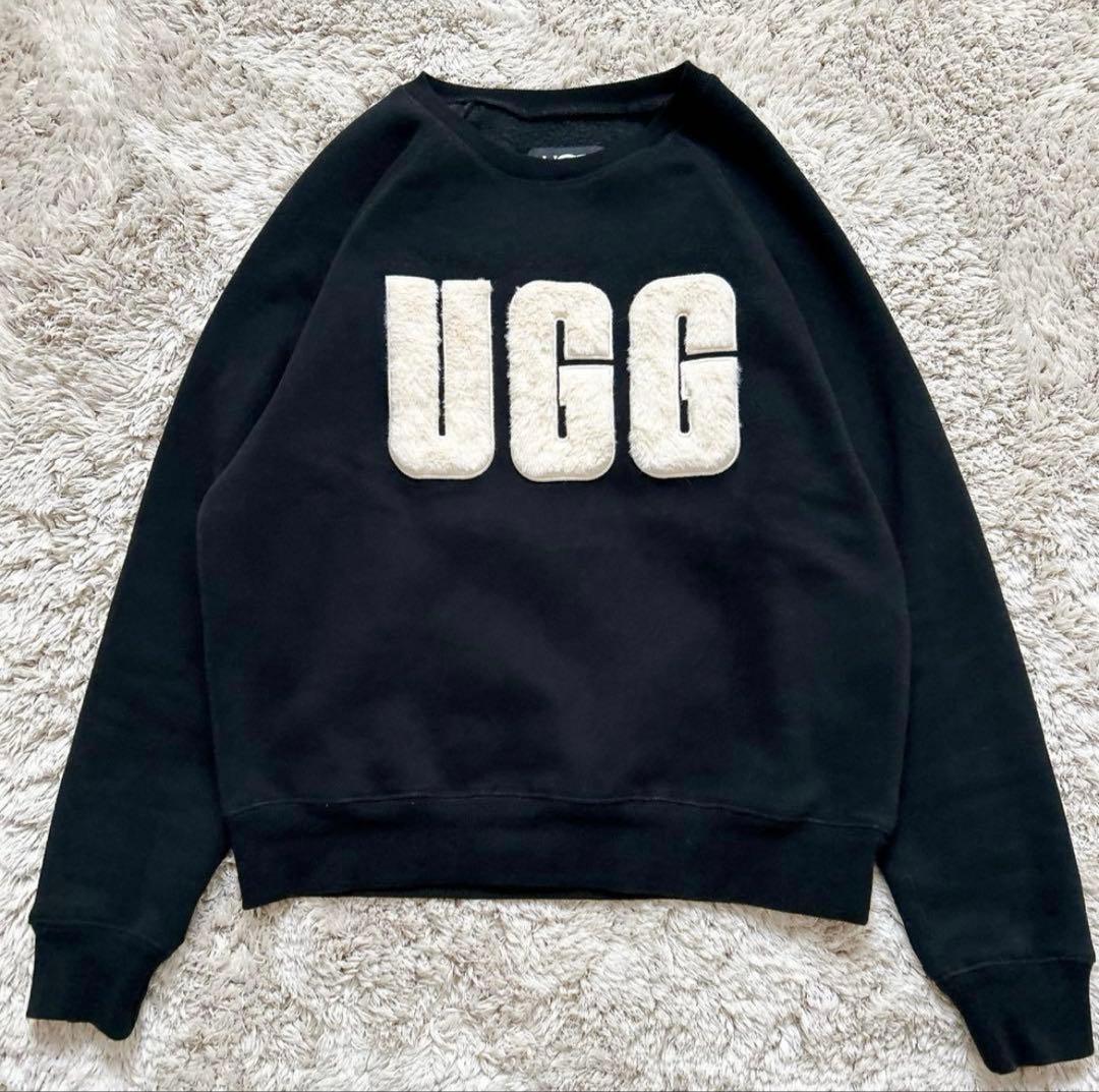UGG 黒　トレーナー　スウェット　S