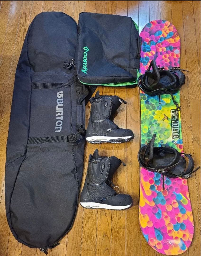 バートン　BURTON SOCIAL 138cm　フルセット