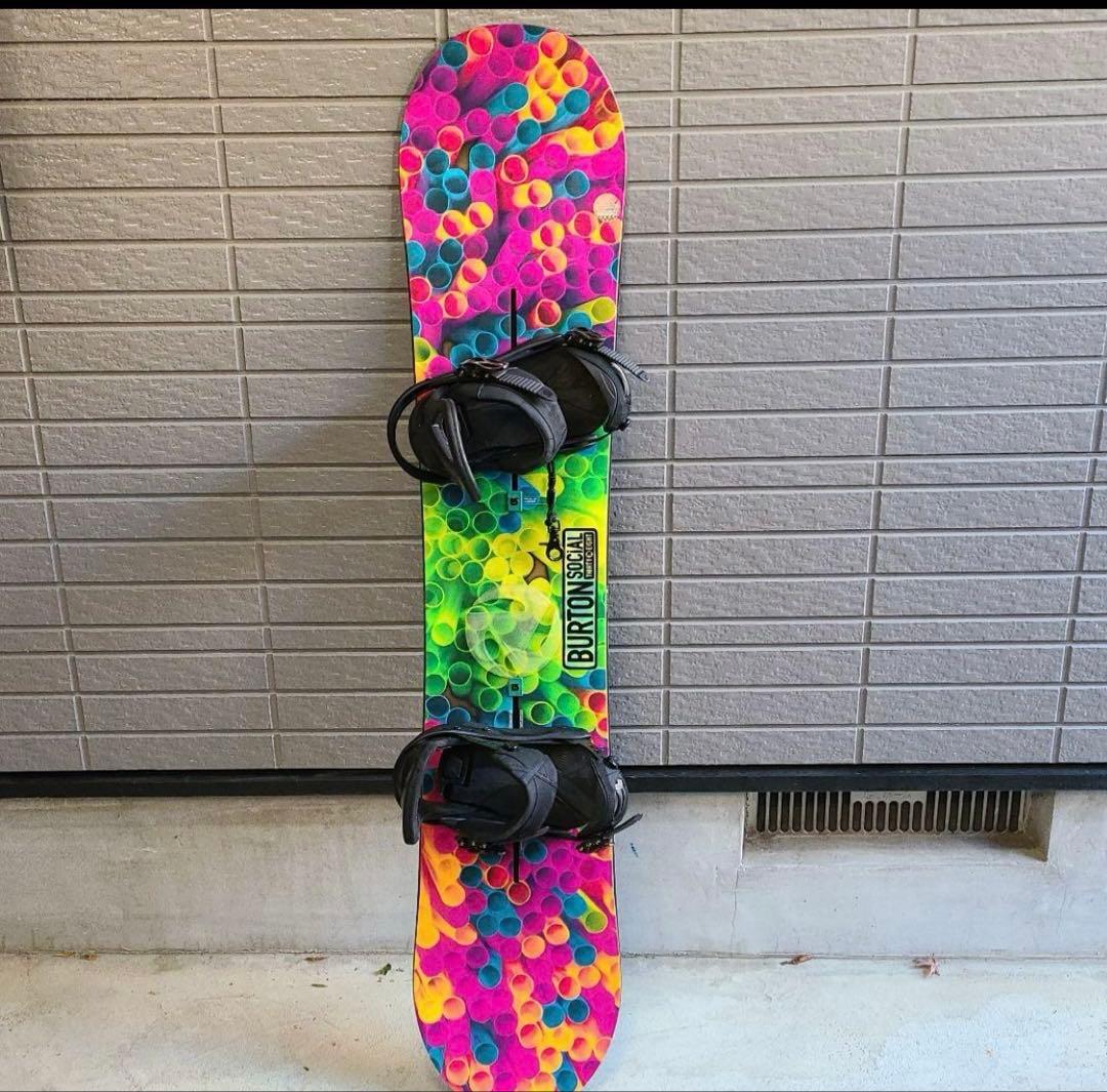 バートン　BURTON SOCIAL 138cm　フルセット