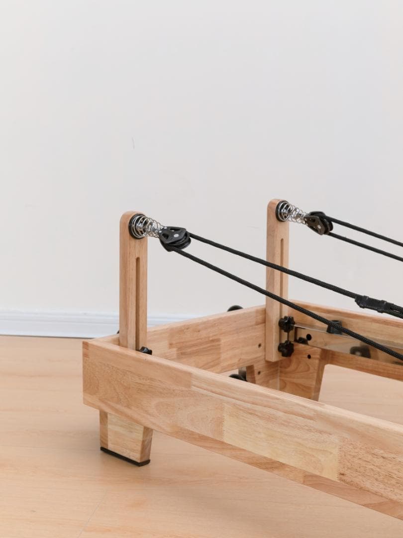 新品ウッドフォルダブルピラティスリフォーマー セット