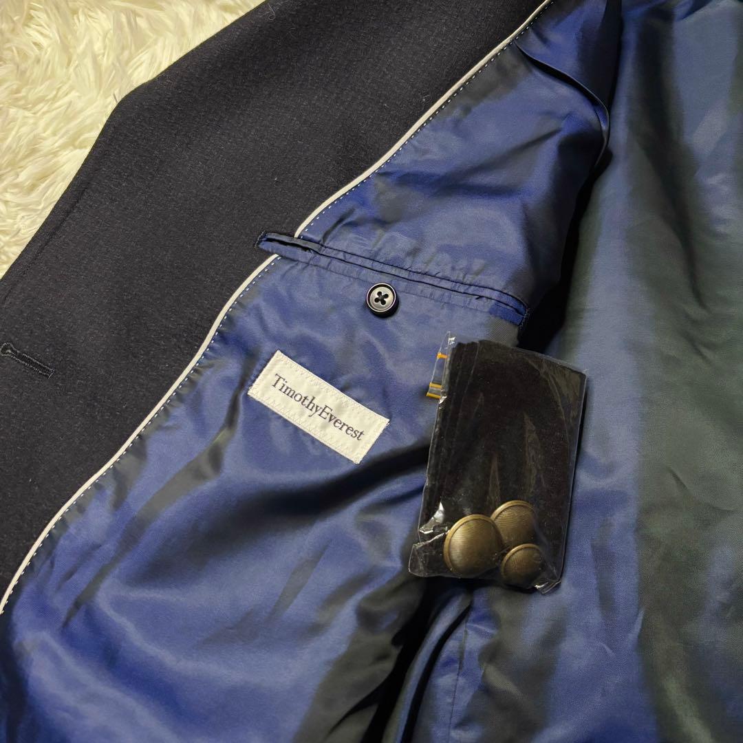 極美品✨ ティモシーエベレスト ダブルチェスター コート イタリア生地 日本製