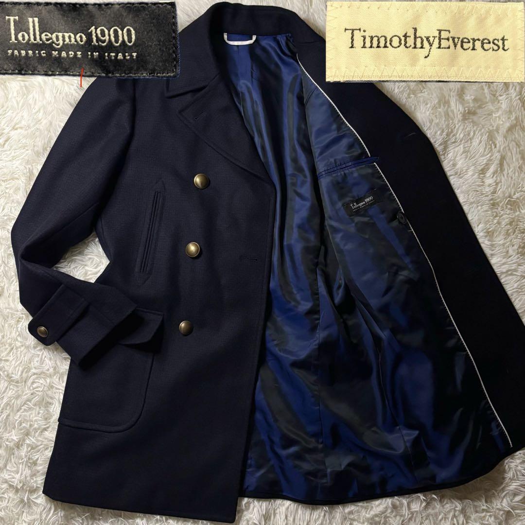 極美品✨ ティモシーエベレスト ダブルチェスター コート イタリア生地 日本製