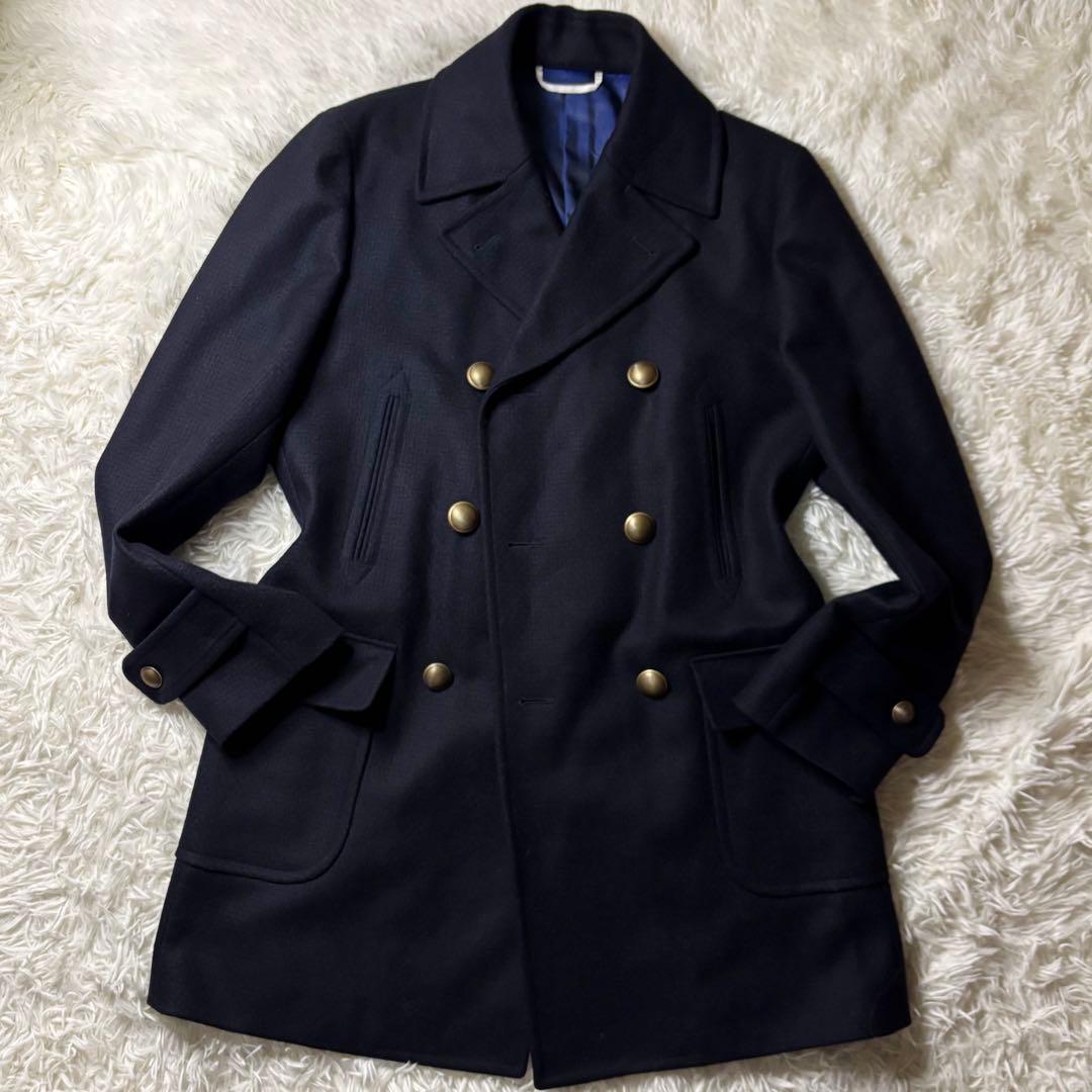 極美品✨ ティモシーエベレスト ダブルチェスター コート イタリア生地 日本製