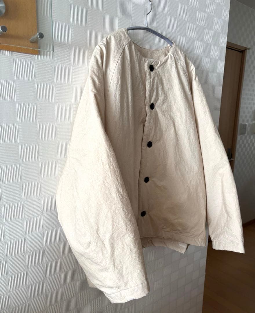 お値下げ　かぐれ　中綿Quilted short coat アイボリー　未使用品