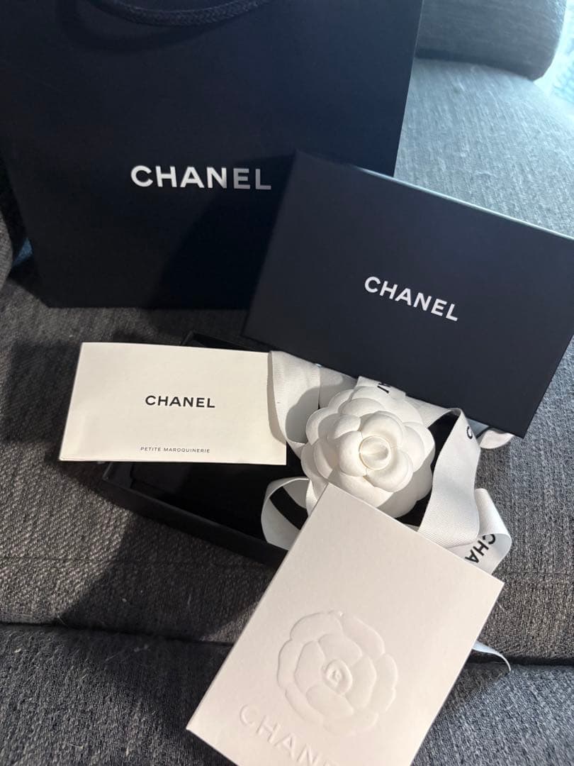 CHANEL キーケース マトラッセ キャビアスキン ブラック