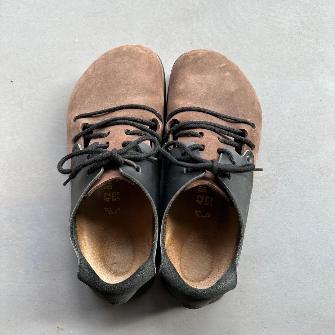 ビルケンシュトック モンタナ 42（約27cm）ダークブラウン×ブラック レザー