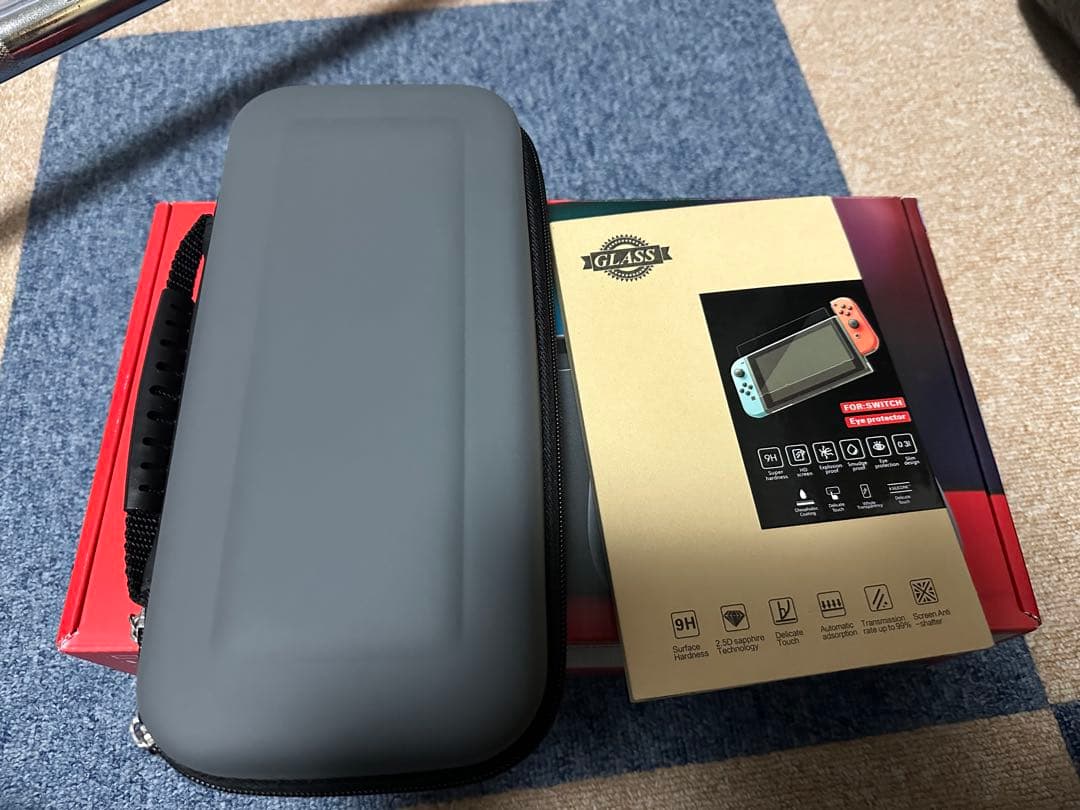 Nintendo Switch 本体 グレー＋ケース＋ガラスフィルム セット