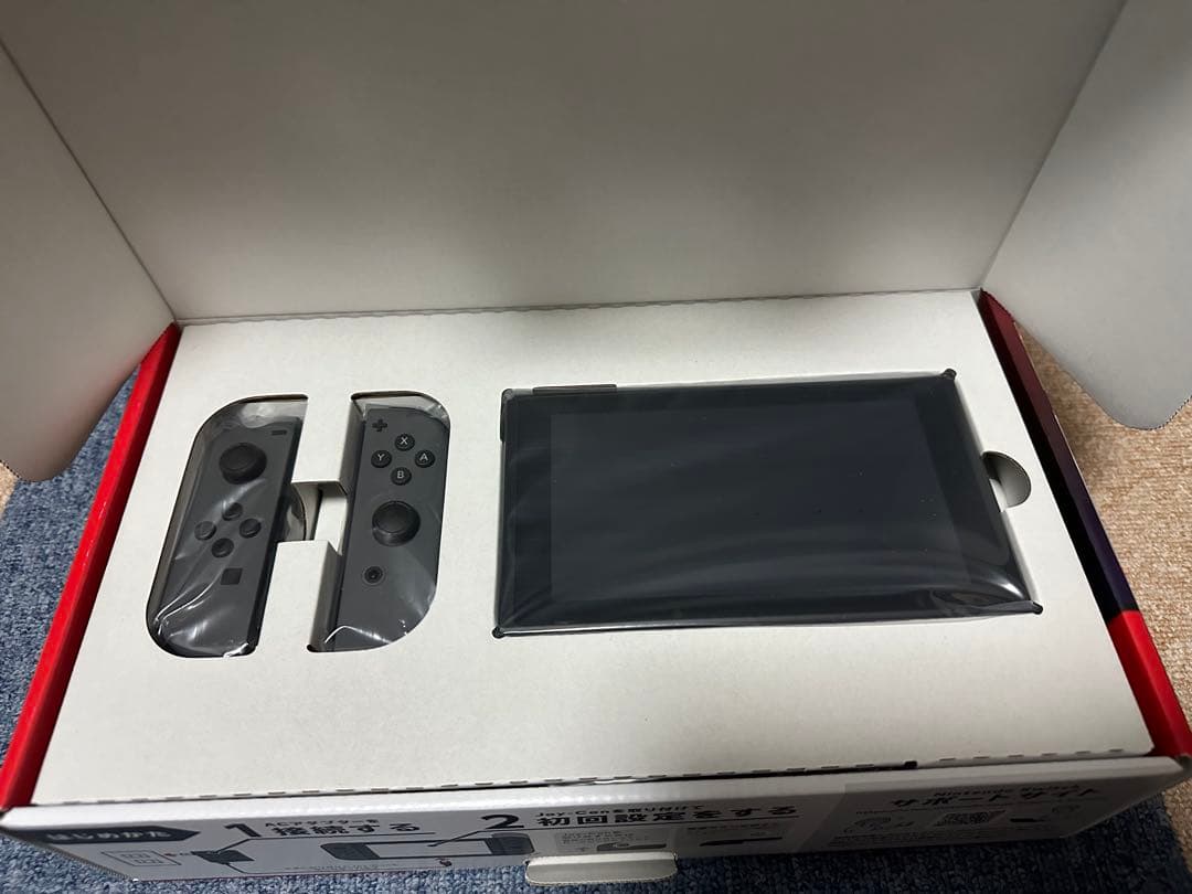 Nintendo Switch 本体 グレー＋ケース＋ガラスフィルム セット