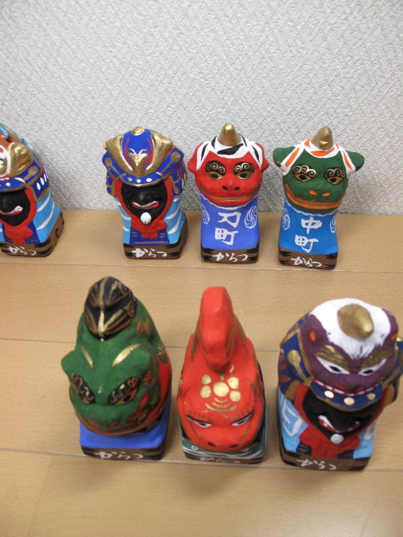唐津くんち　からつ曳山人形6個　土鈴5個　合計11個　郷土玩具　おまとめ