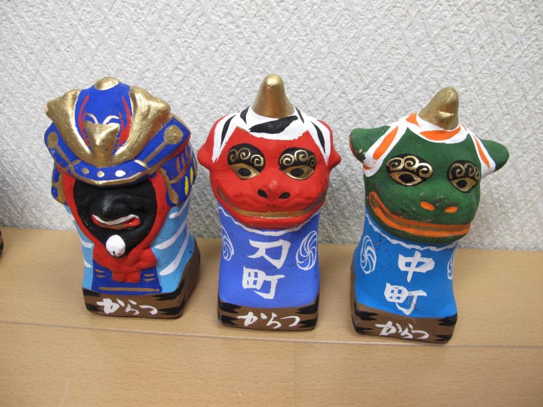 唐津くんち　からつ曳山人形6個　土鈴5個　合計11個　郷土玩具　おまとめ