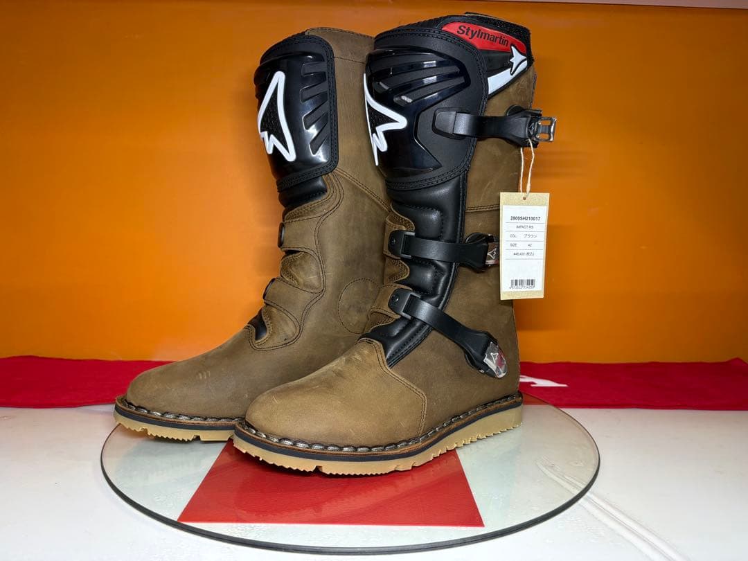 Stylmartin バイクブーツ オフロード ブラウン