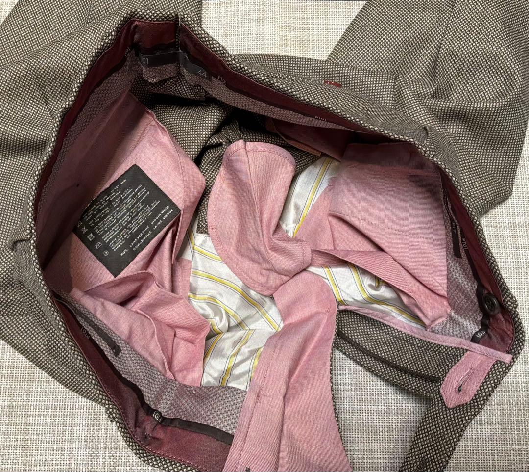 【未着用】PT01 PREPPY FIT スラックス バーズアイ サイズ44