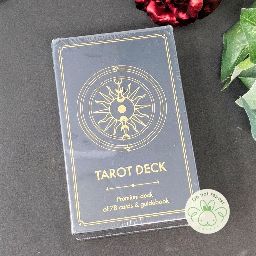 【正規品タロットカード】豪華仕様の海外プレミアムデッキ✨ゴールド×ブラック 金縁