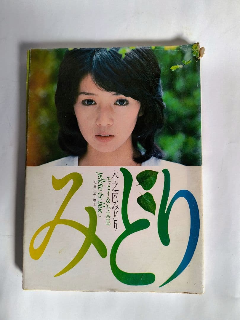 木之内みどりさんのLPレコード11枚、EPレコード2枚、写真集1冊