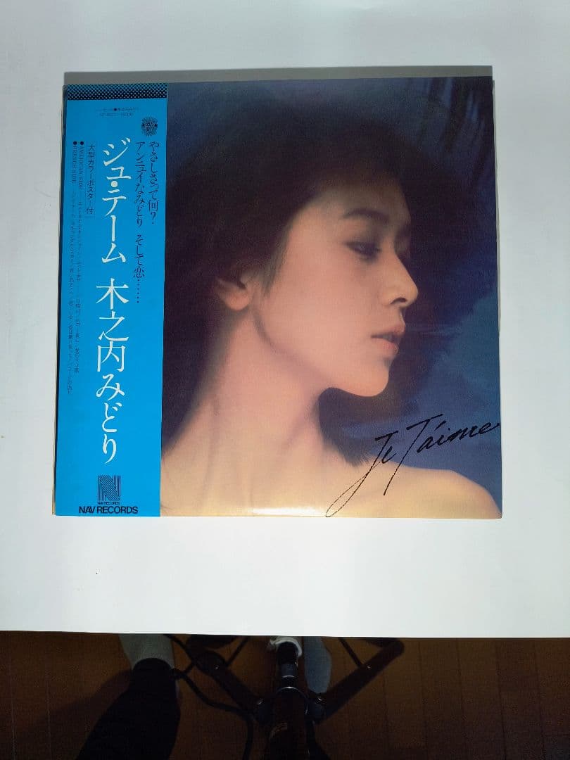 木之内みどりさんのLPレコード11枚、EPレコード2枚、写真集1冊