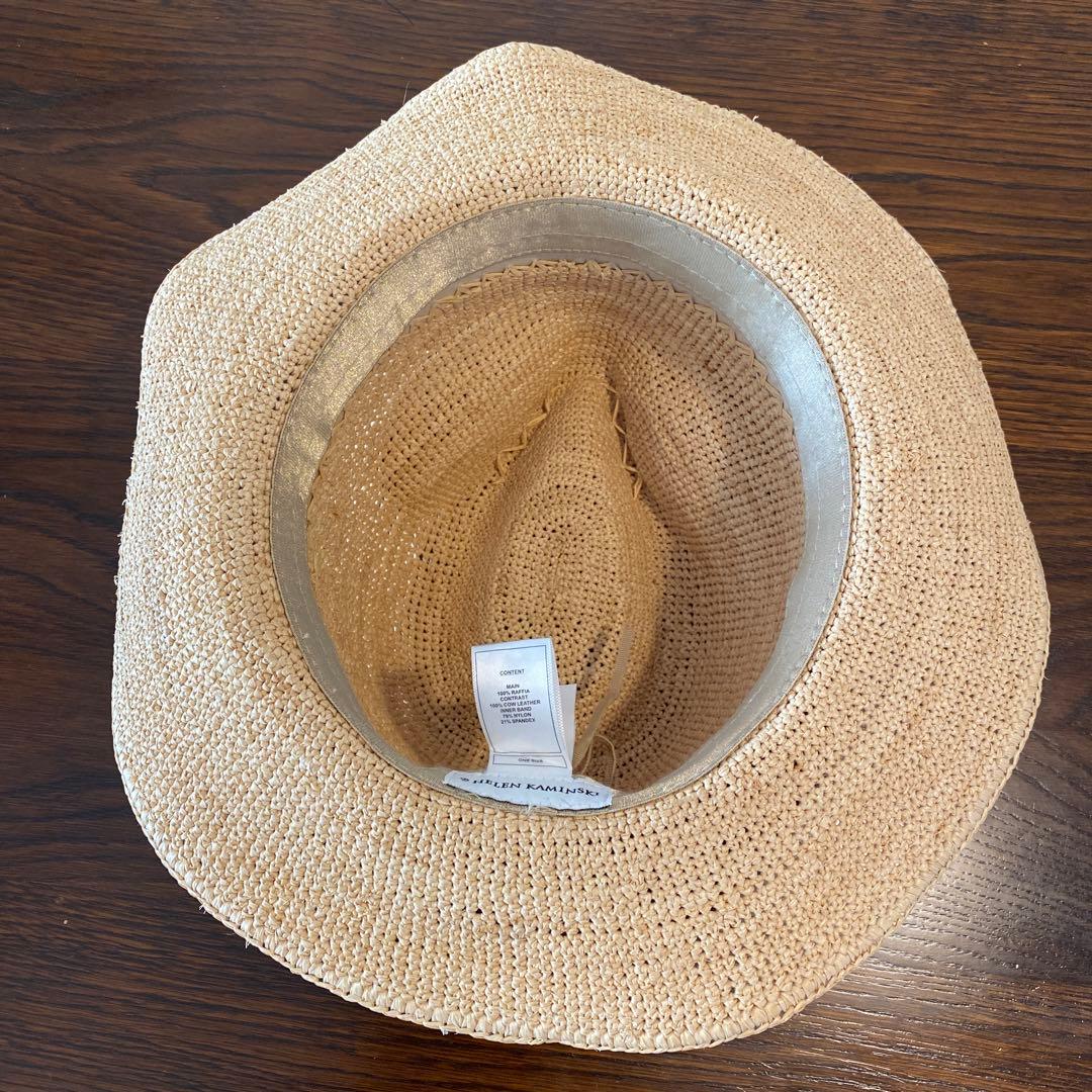 (美品)ヘレンカミンスキー ラフィア帽子