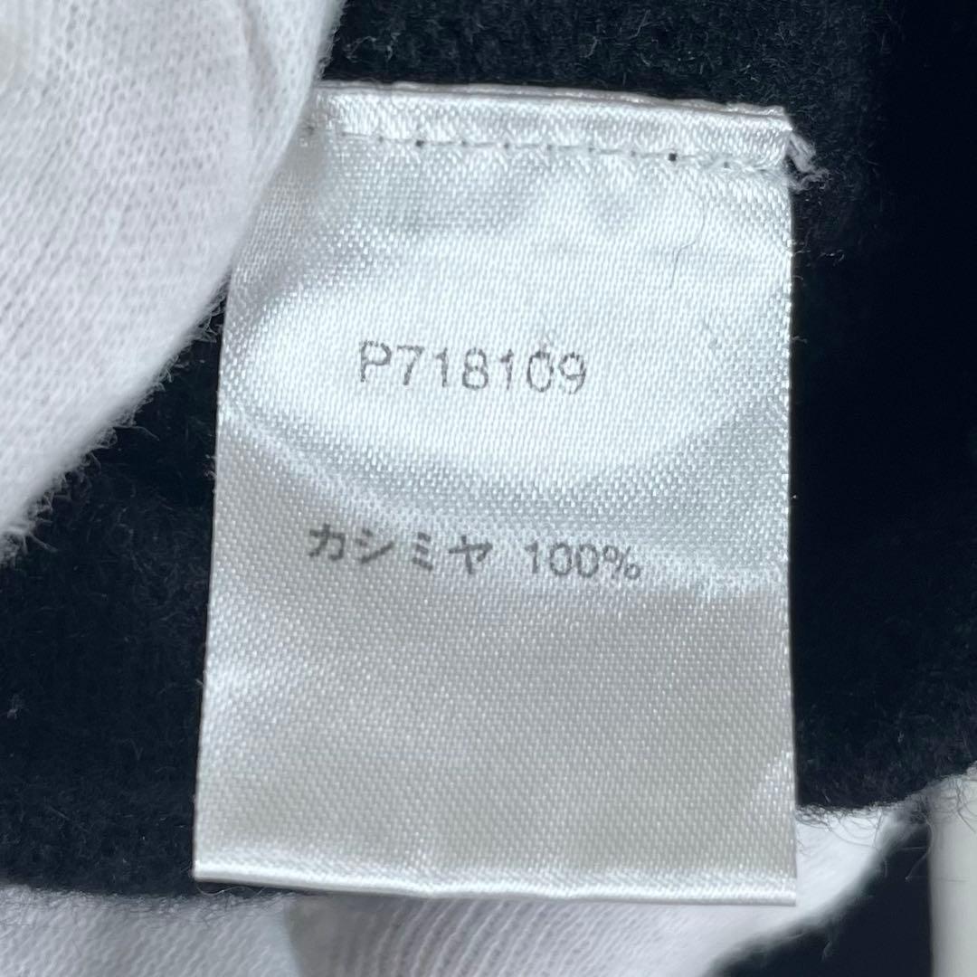 ピッコーネ/カシミア100/ハイネックニット/セーター/40/黒/キャラデザイン