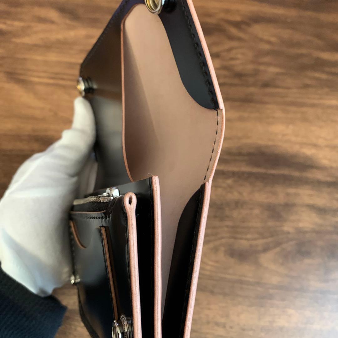 トラッカーウォレット コードバン CA008 肉厚silver925コンチョ