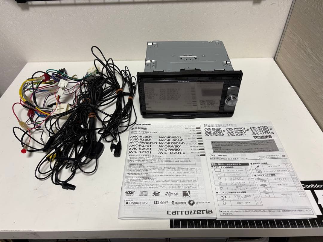 【ジャンク】Pioneer AVIC-RW901-R カーナビ 7インチ