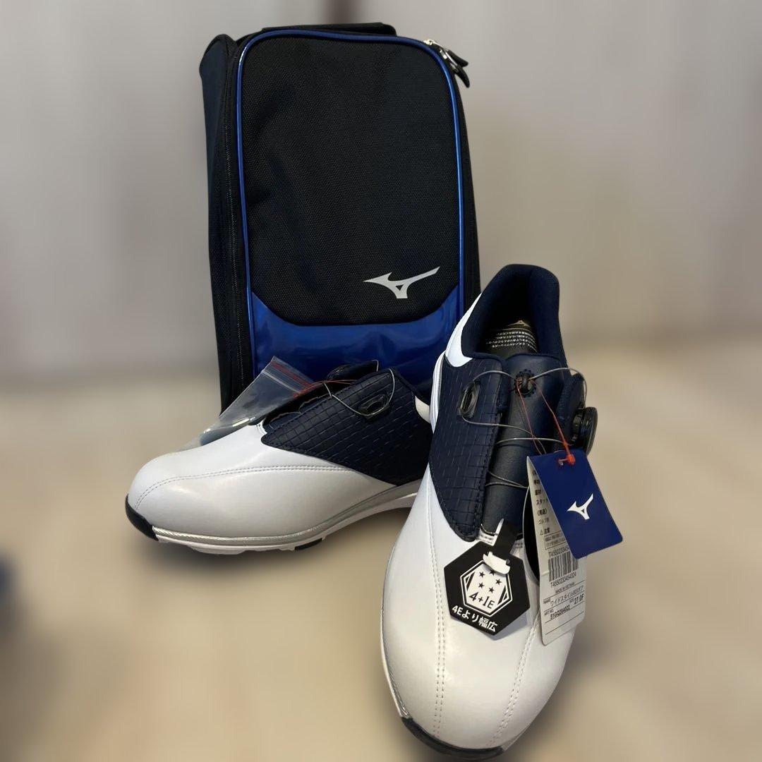 Mizuno ワイドスタイル ゴルフシューズ 27.0cm シューズケース付き