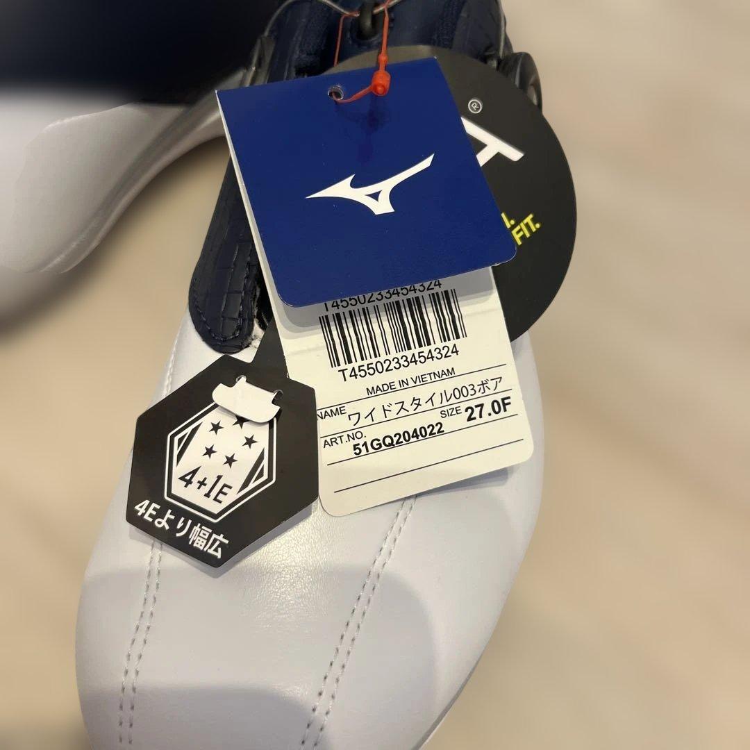 Mizuno ワイドスタイル ゴルフシューズ 27.0cm シューズケース付き