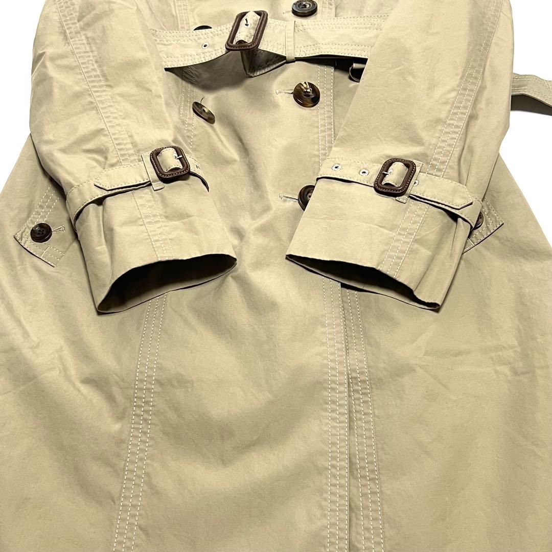 【美品】アクアスキュータム　トレンチコート　赤ライナー　現行タグ　ベージュ　8